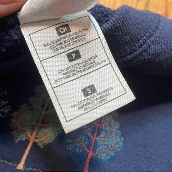 Vintage Women’s Small Colorado Navy Crewneck Sweater Long Sleeves - Picture 7 of 11